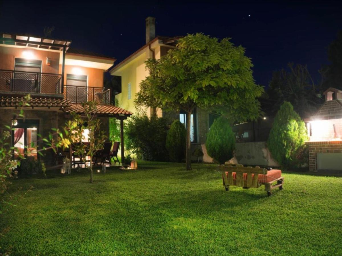 Amazing Villa With Views Sea In Paliouri Bagian luar foto