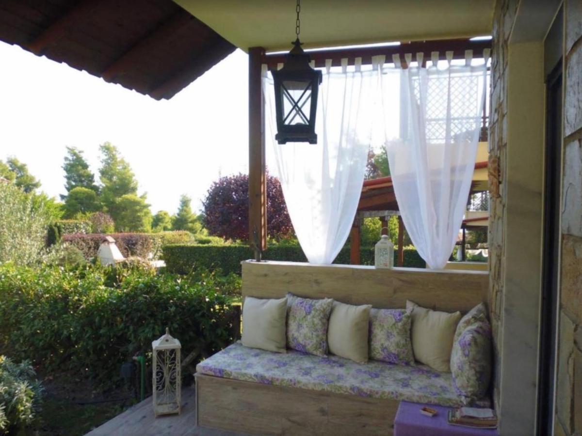 Amazing Villa With Views Sea In Paliouri Bagian luar foto