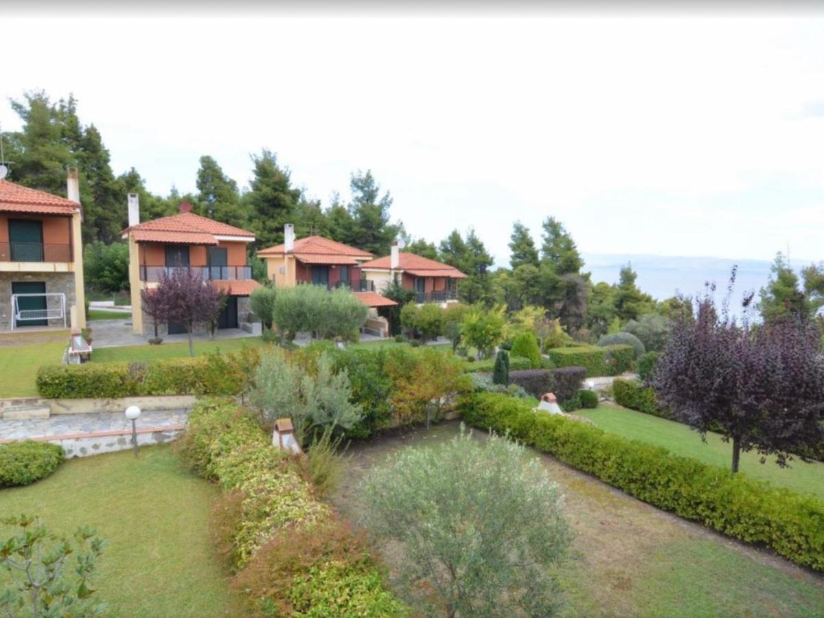 Amazing Villa With Views Sea In Paliouri Bagian luar foto