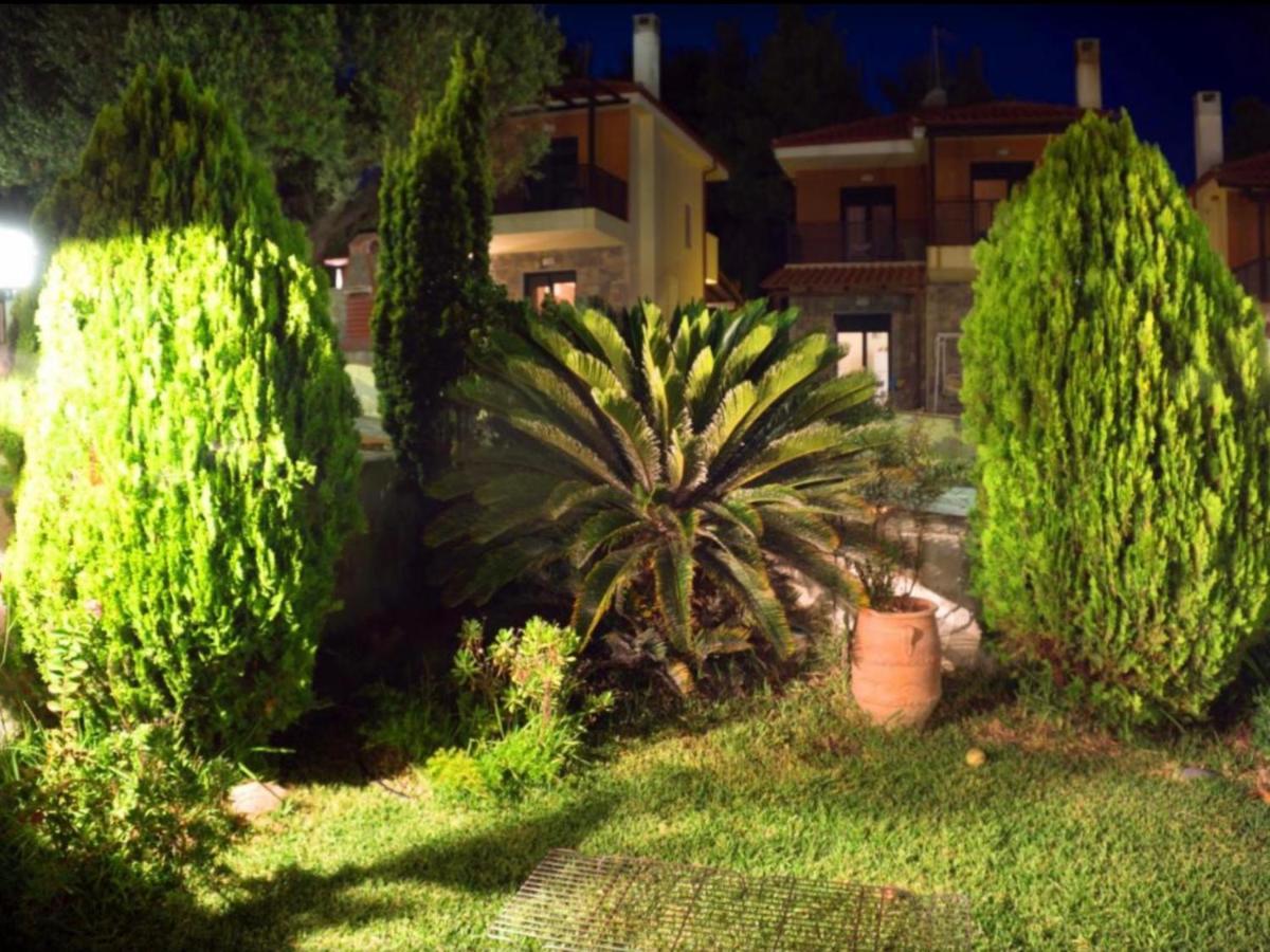Amazing Villa With Views Sea In Paliouri Bagian luar foto