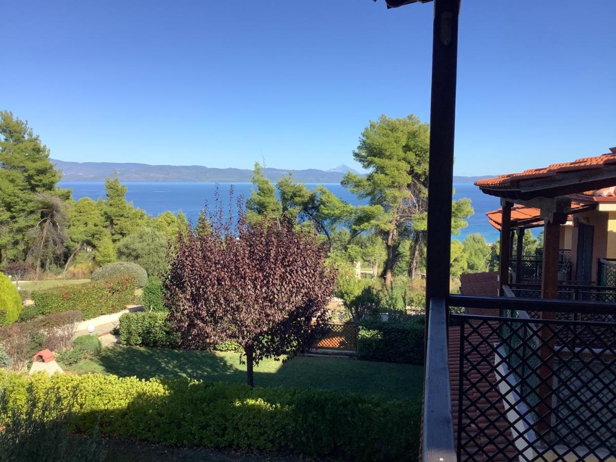 Amazing Villa With Views Sea In Paliouri Bagian luar foto