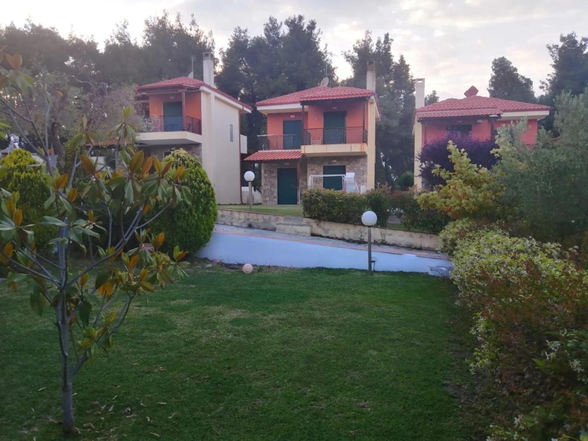 Amazing Villa With Views Sea In Paliouri Bagian luar foto