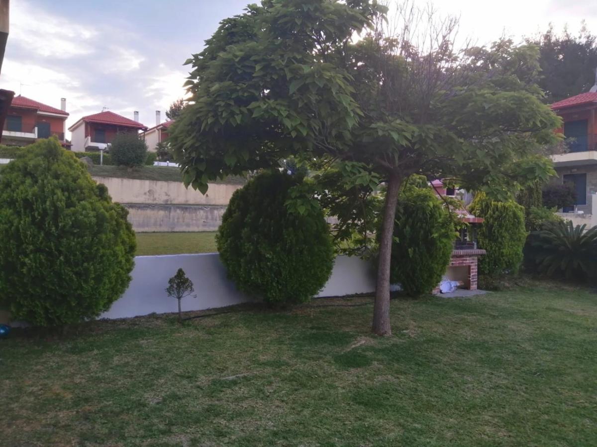 Amazing Villa With Views Sea In Paliouri Bagian luar foto